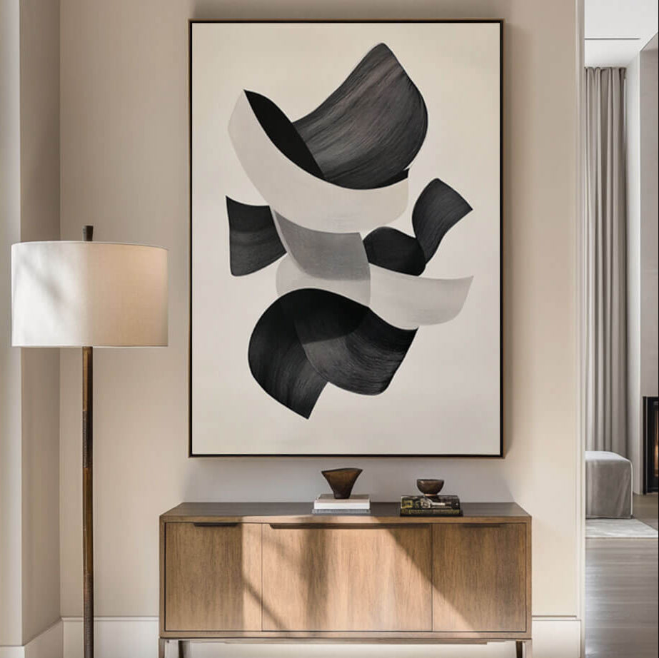 Spatial Dialogue - Modern Abstract Wall Art Painting