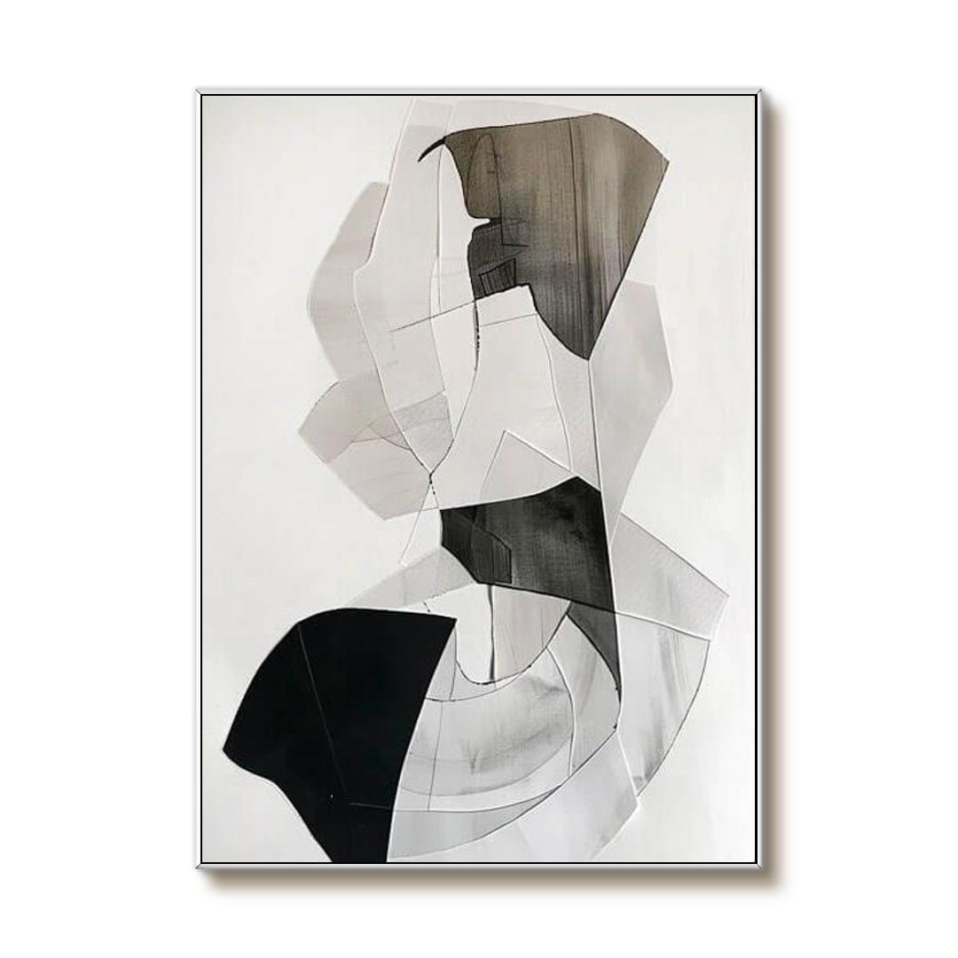 Shape of You - Large Abstract Art Canvas Painting