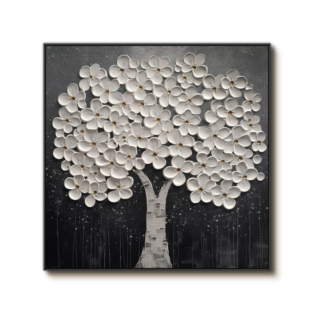 Nocturne I - Modern Flower Art Painting