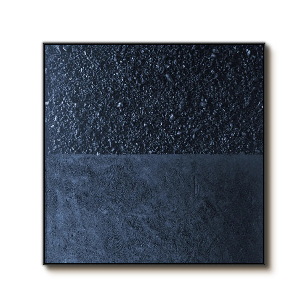 Icon of No Light - Hand Painted Abstract Textured Oil Painting