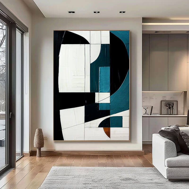 Tectonic Interplay I - Original Abstract Art Painting