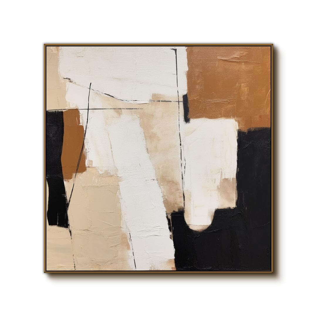 Earthy Fragments - Original Abstract Wall Art Painting