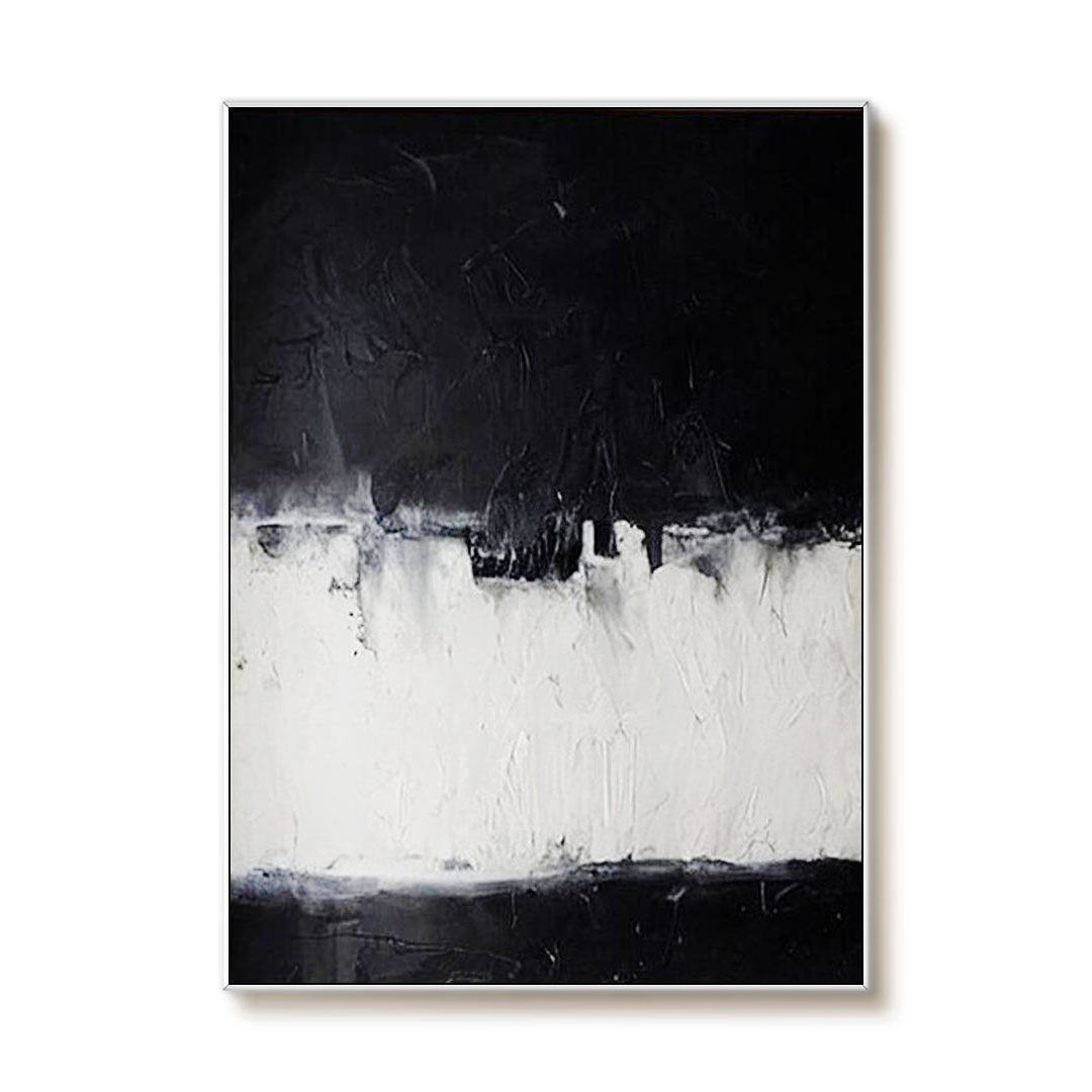 Night Shadow - Modern Minimalist Abstract Art Painting