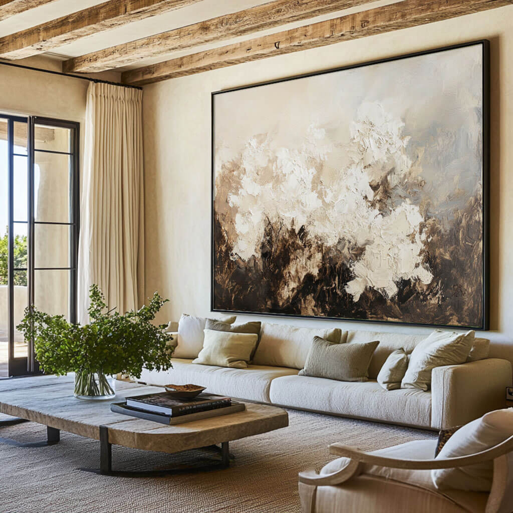 Fireworks - Textured Abstract Art Painting