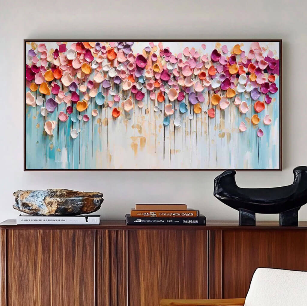 Floral Splendor - Modern Colorful Abstract Art
