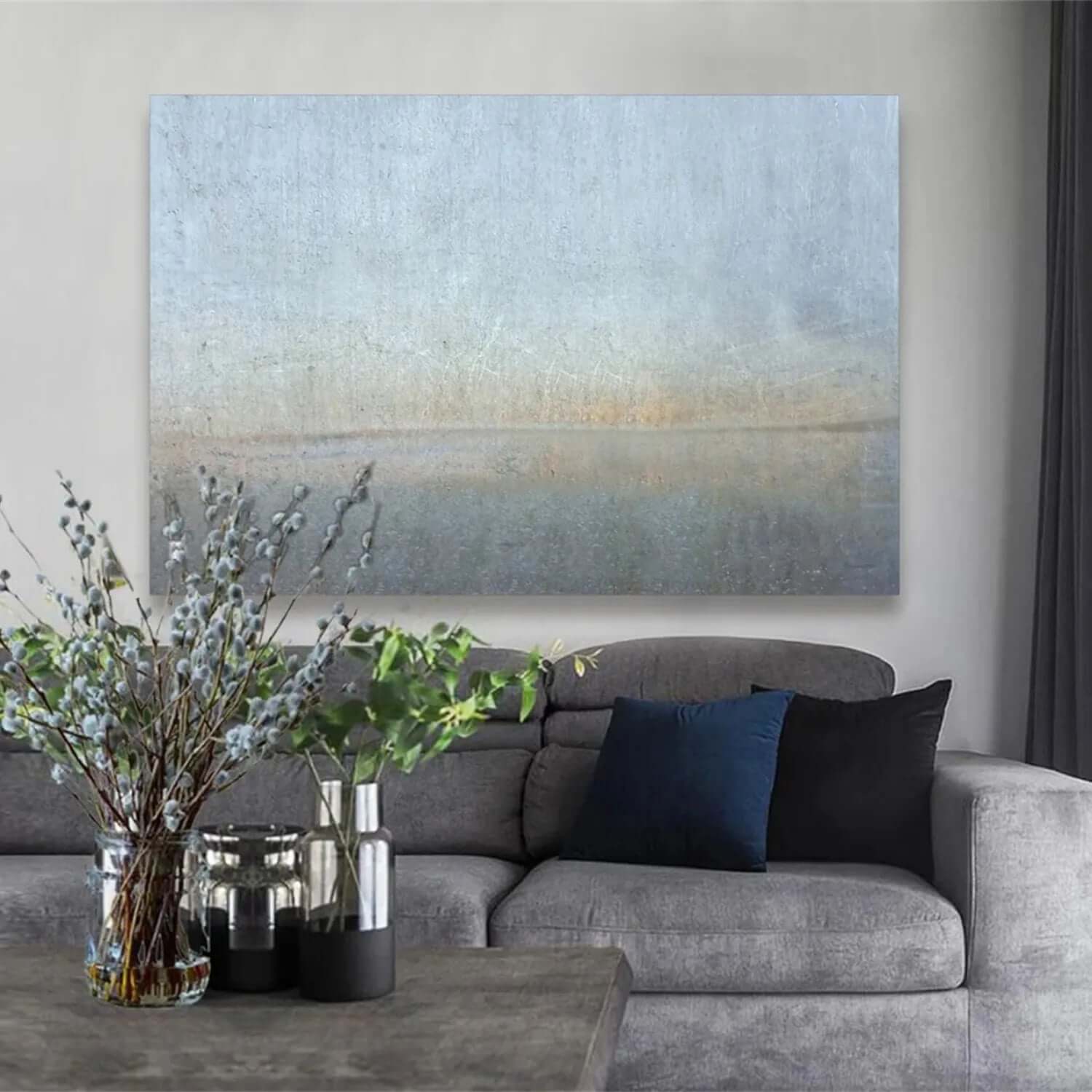Distant Vistas - Large Abstract Canvas Art