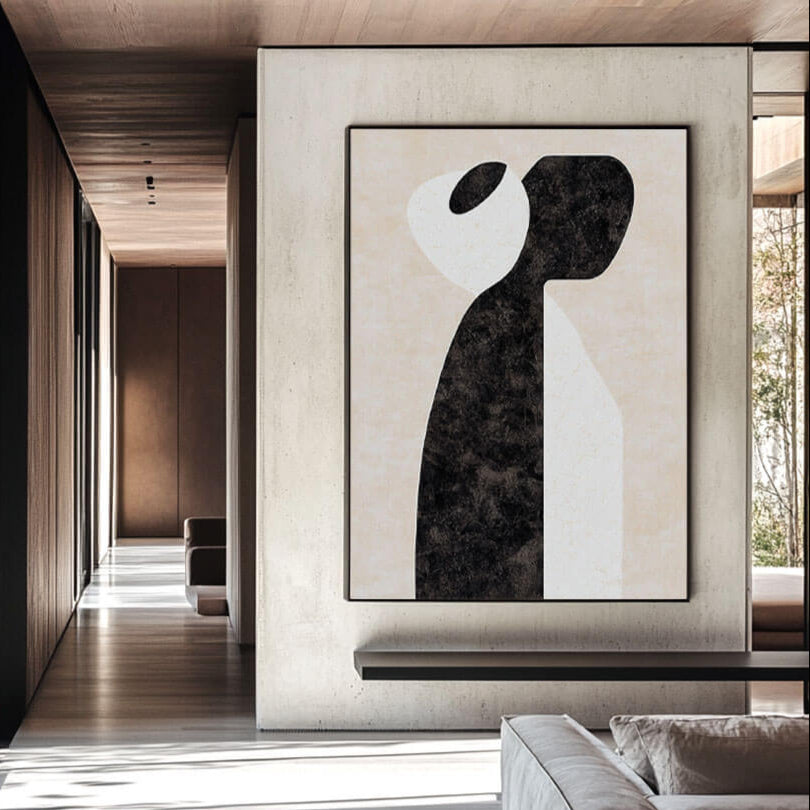 Embrace - Abstract Figure Wall Art Painting