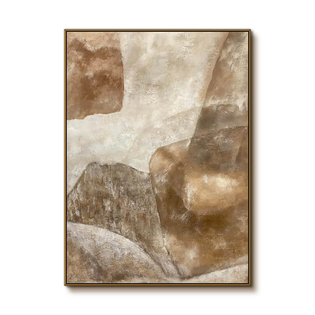 Traces of Time I - Abstract Canvas Painting