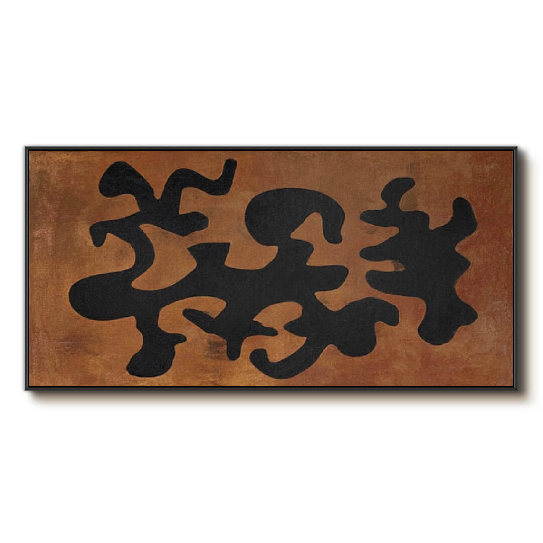 Sigils of the Earth - Large Wabi Sabi Style Abstract Wall Art
