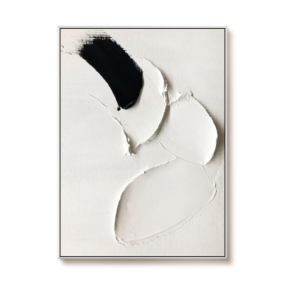 Following - Textured Abstract Minimalist Wall Art