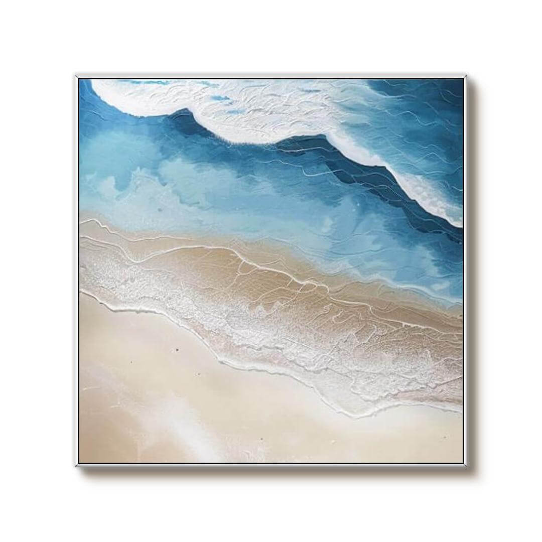 Song On The Beach - Abstract Seascape Painting on Canvas