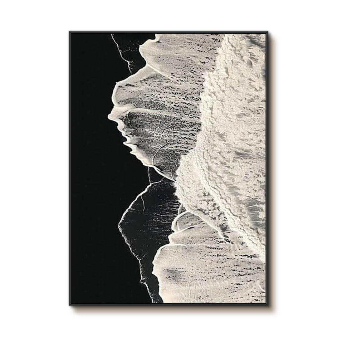 The Frothy Frontier - Original Abstract Textured Wall Art Painting