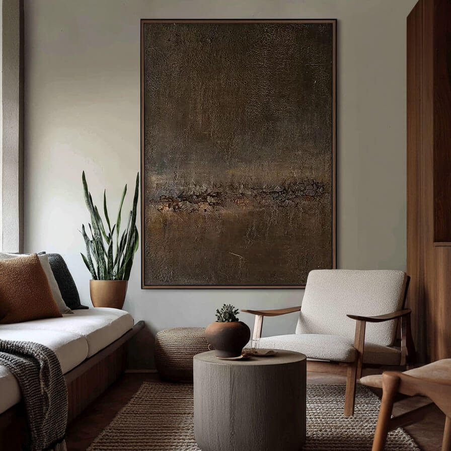Interstellar Dust - Large Abstract Canvas Art