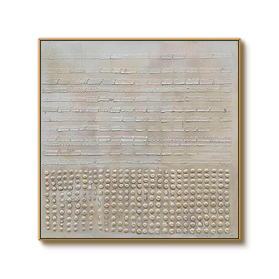 Subtle Symphony - Wabi Sabi Abstract Wall Art Painting
