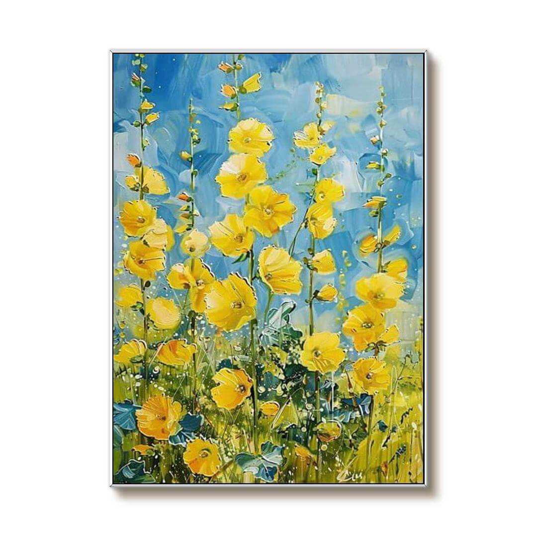 Ode to Summer - Modern Flower Art Painting