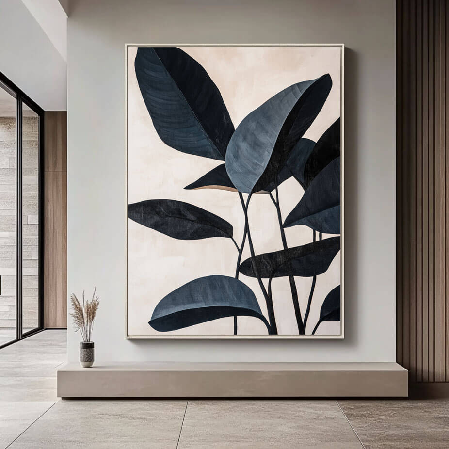 Leaf - Large Botanical Wall Art Painting