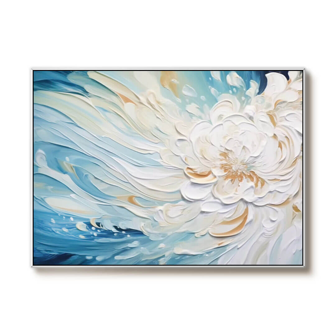 Flowing Flowers - Abstract Wall Art Painting