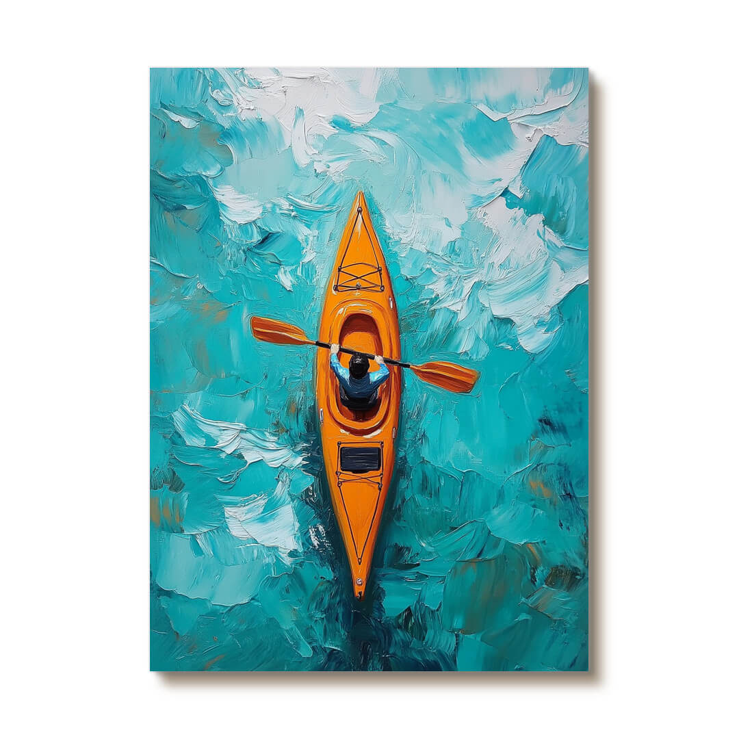 Kayakers - Seascape Wall Art Painting