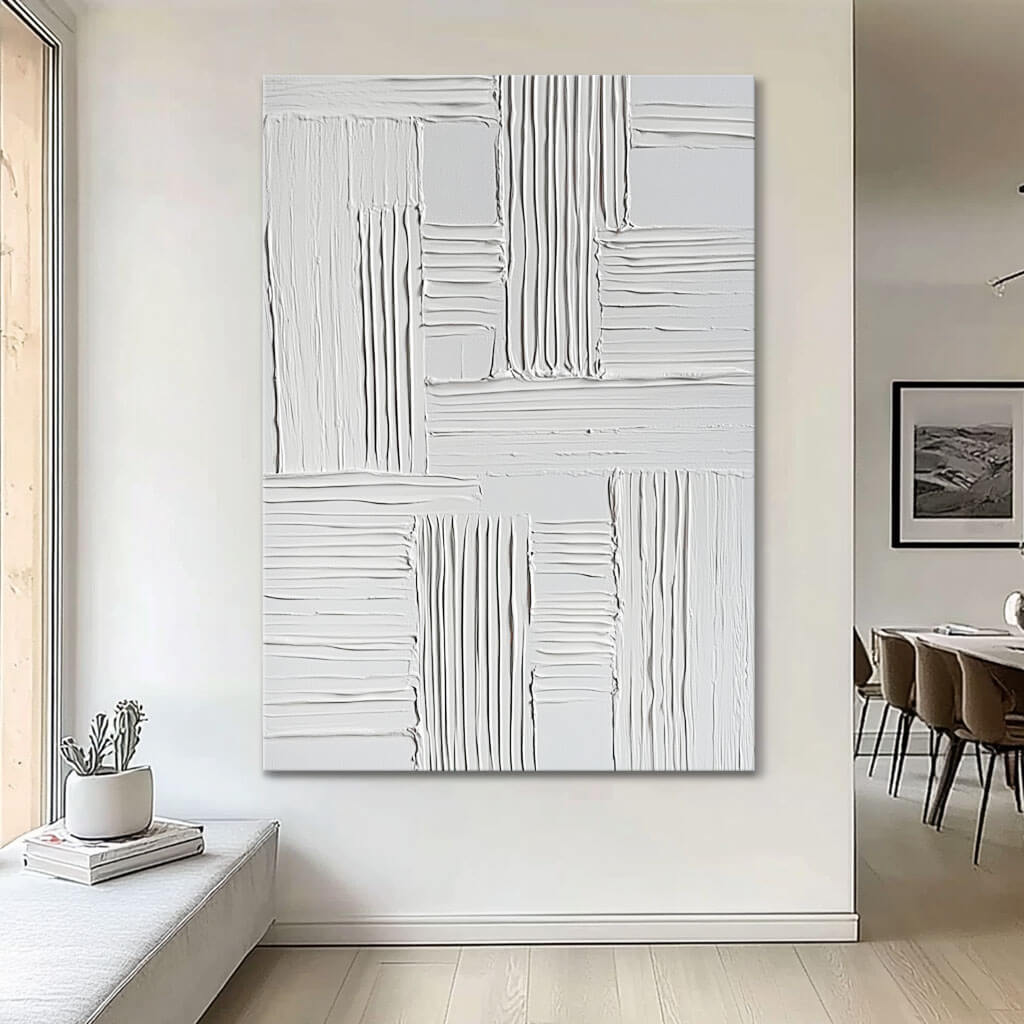 Narrative Lines - Modern Minimalist Abstract Art Painting