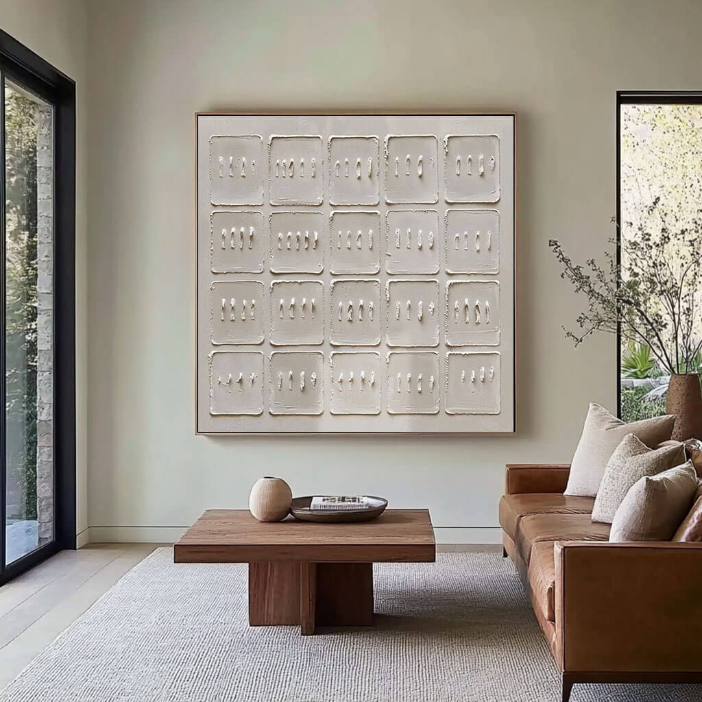 Equilibrium - Textured Minimalist Wall Art Painting