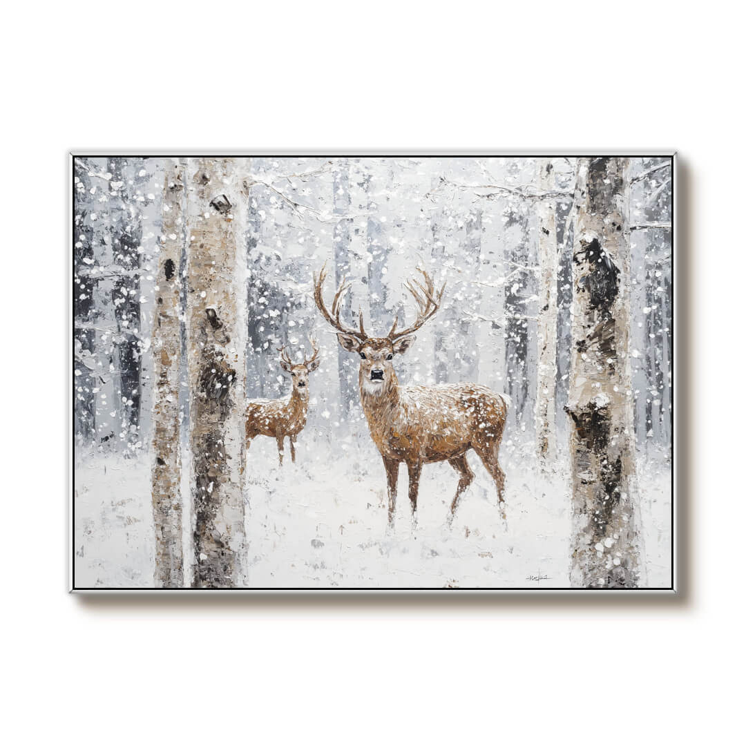 Winter Wonder I - Oversized Textured Canvas Art