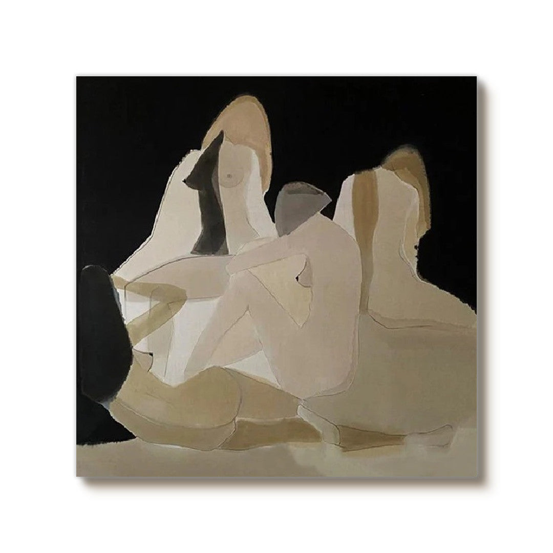Night and Skin - Modernist Abstract Group Wall Art