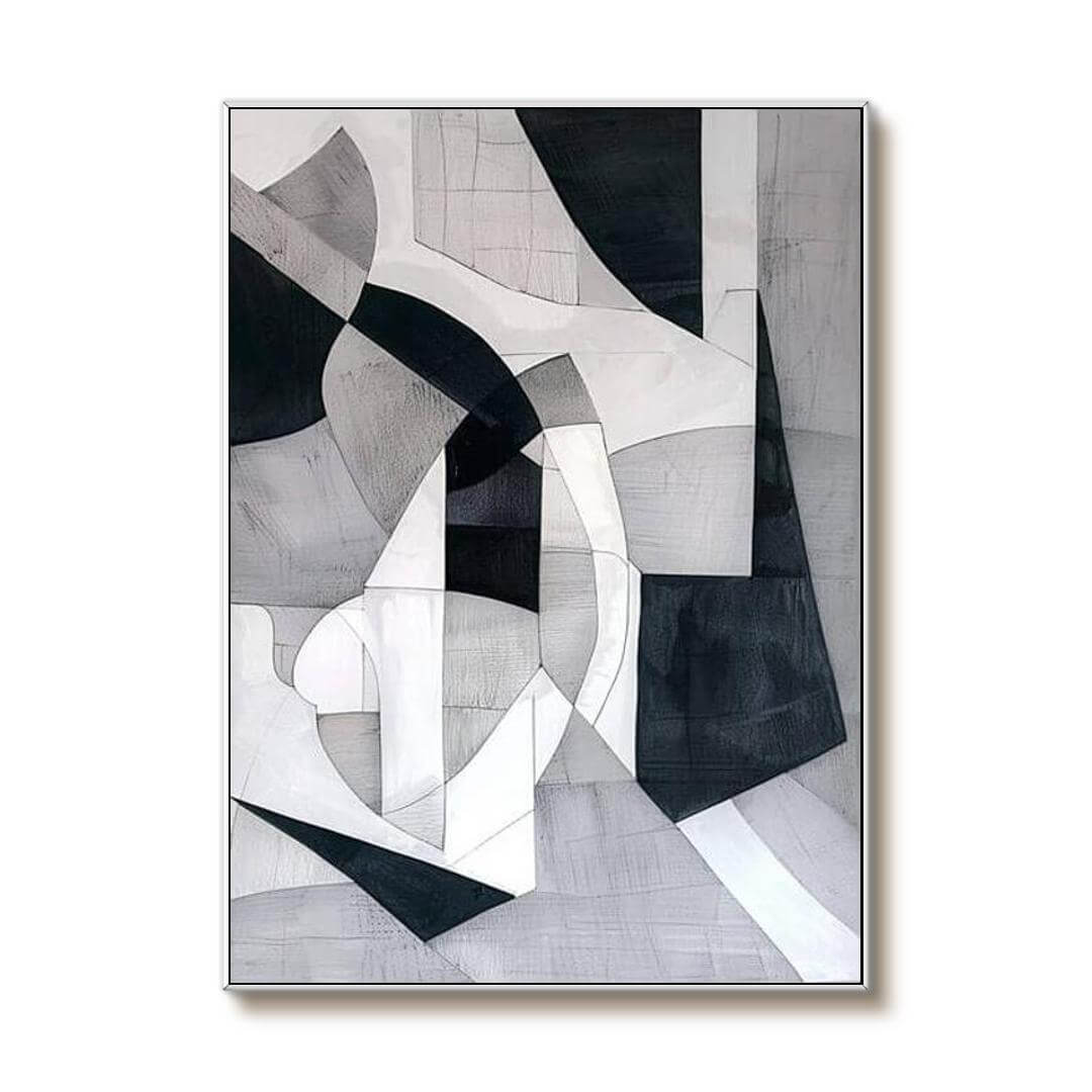 The Unfolding Maze - Wabi Sabi Abstract Art Painting