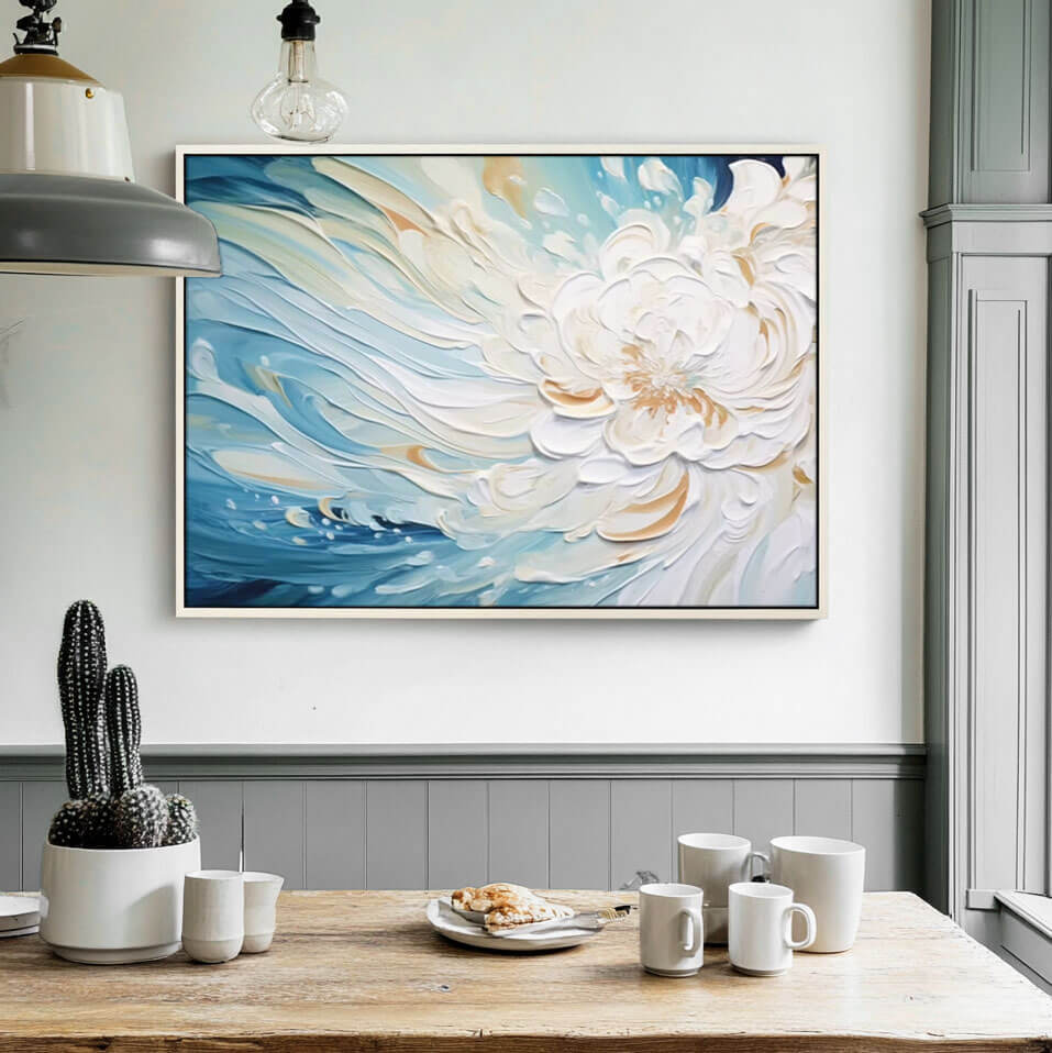 Flowing Flowers - Abstract Wall Art Painting
