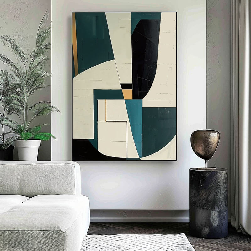 Eternal Geometry - Large Abstract Canvas Art