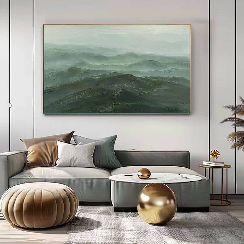 The Hills - Large Abstract Landscape Wall Art