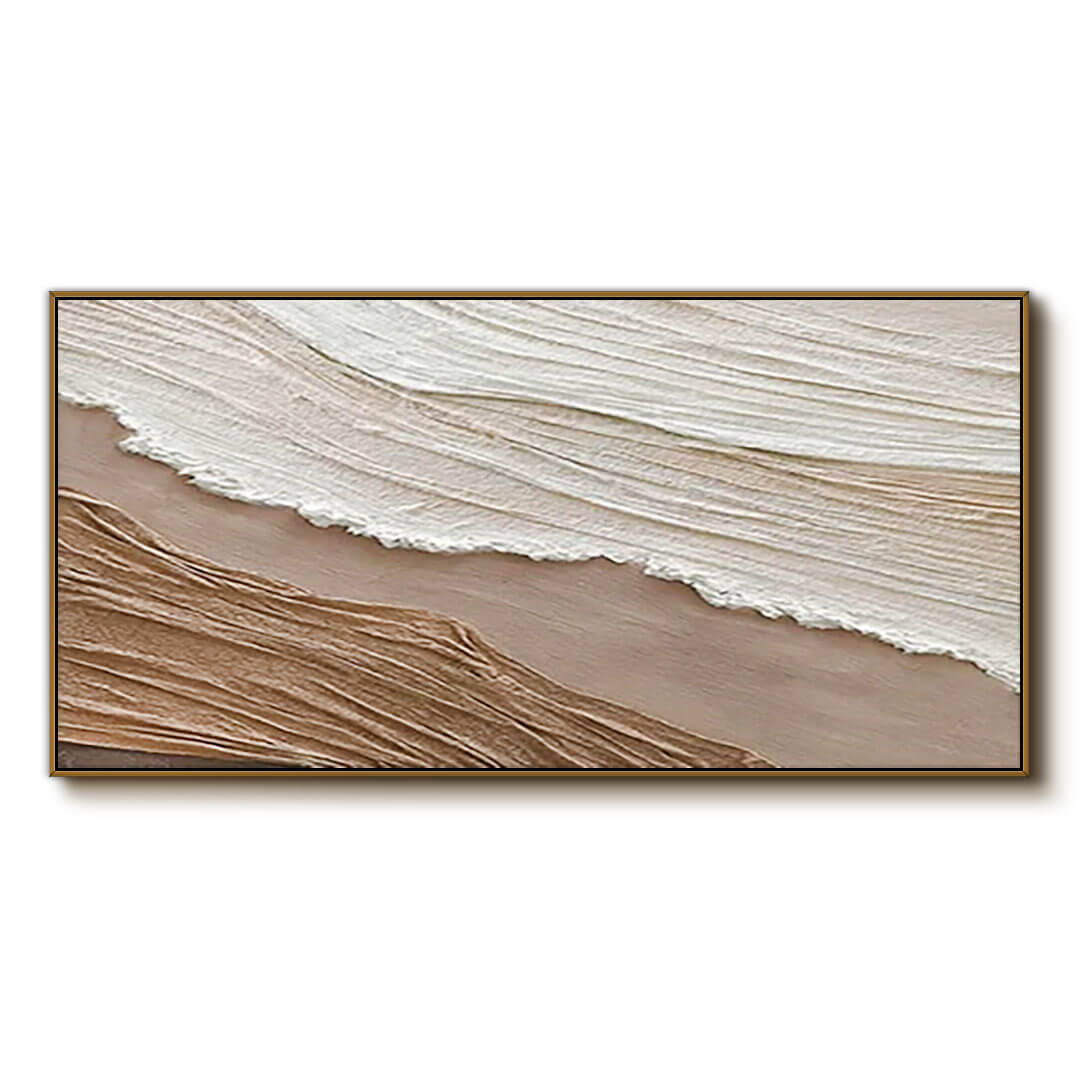 Raw Silk I - Large Minimalist Art Painting