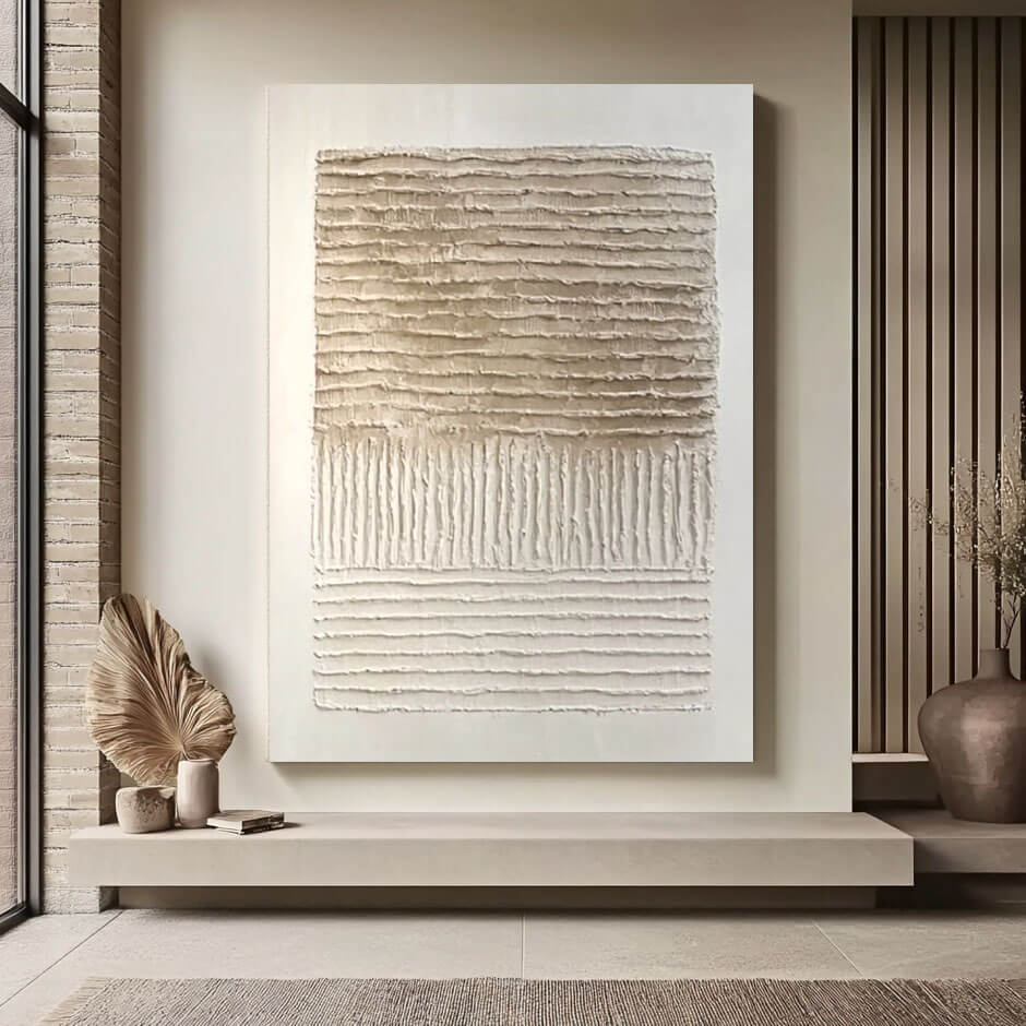 Earthen Reverie I - Brown Textured Abstract Wall Art Painting
