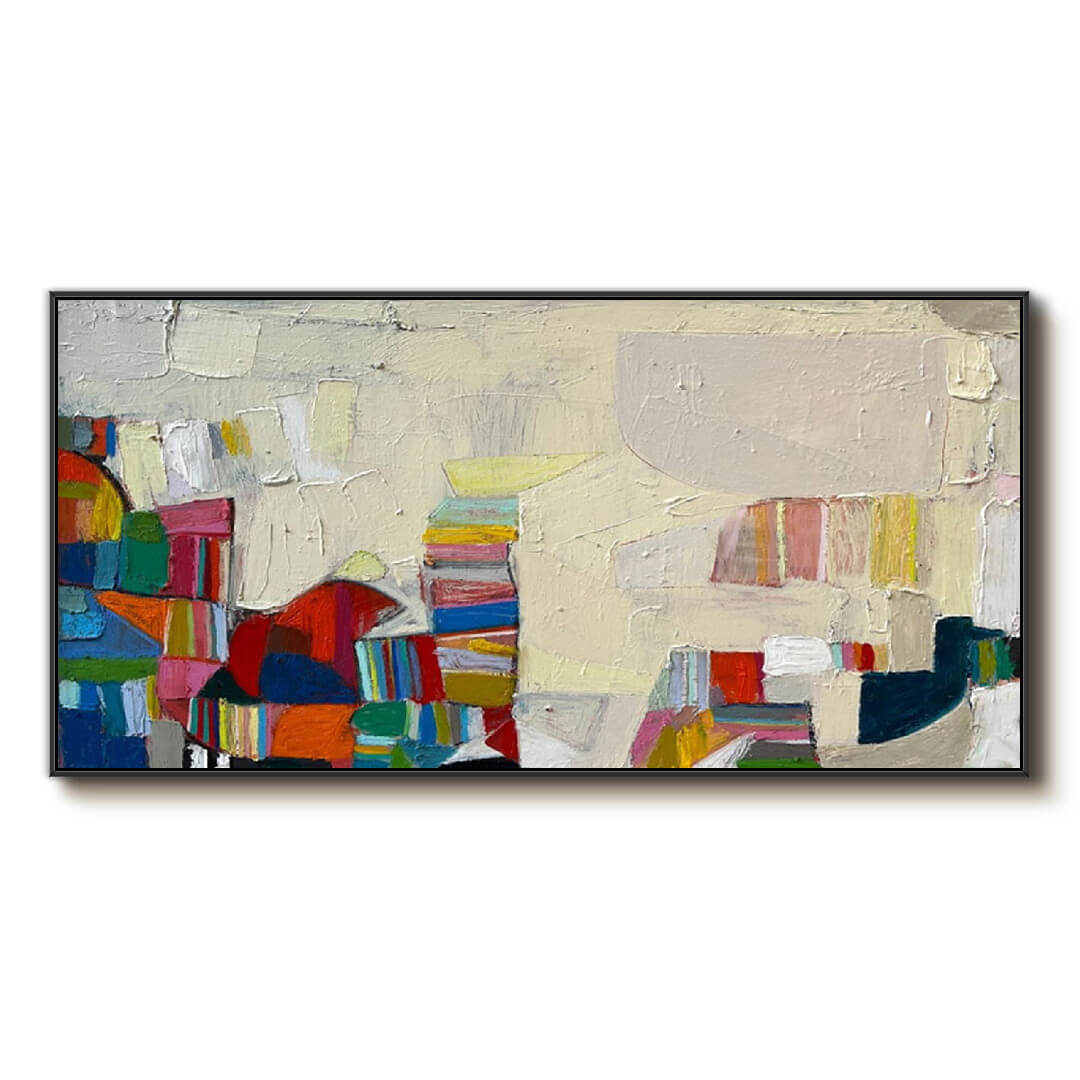 Patchscape - Color Block Abstract Wall Art