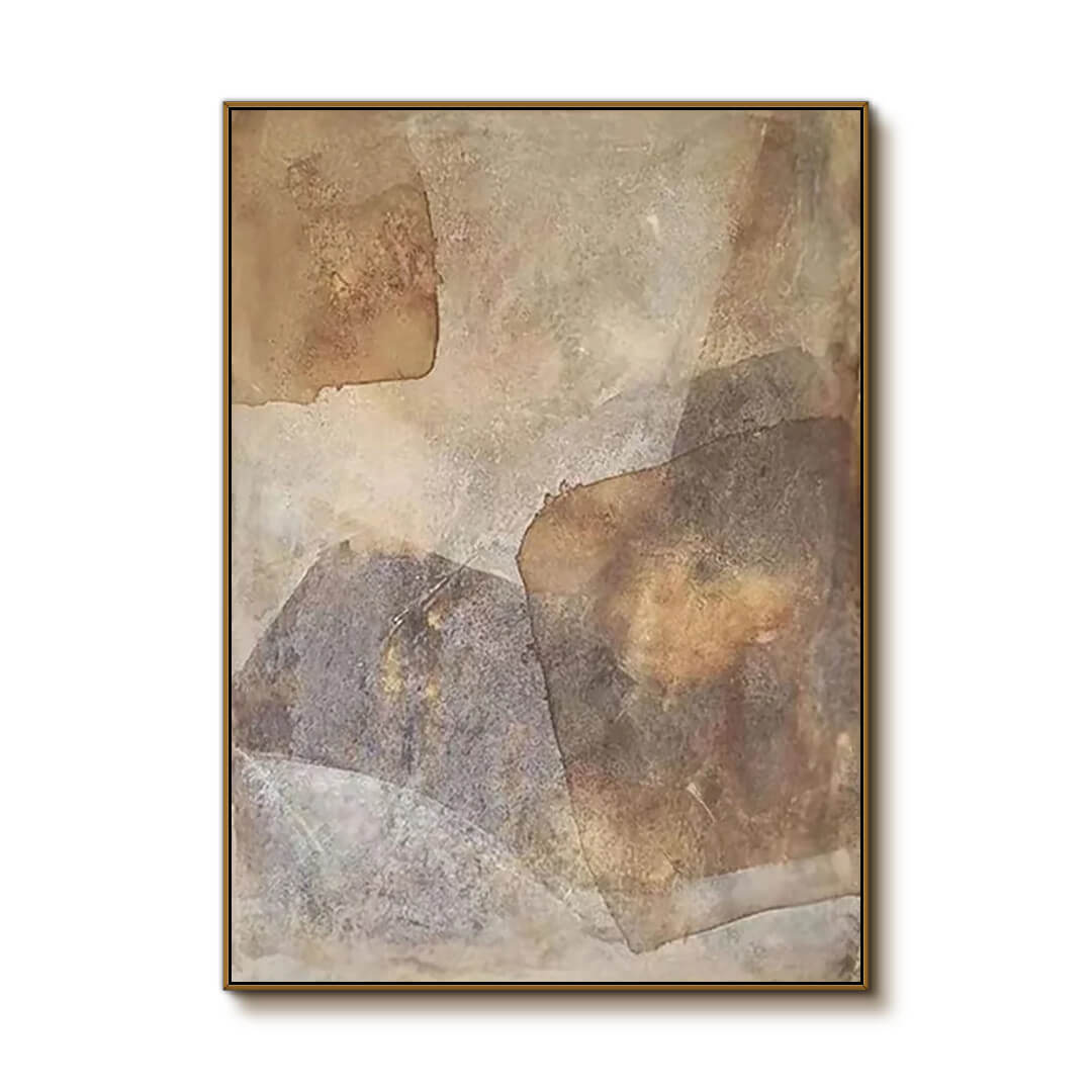 Traces of Time - Abstract Canvas Painting