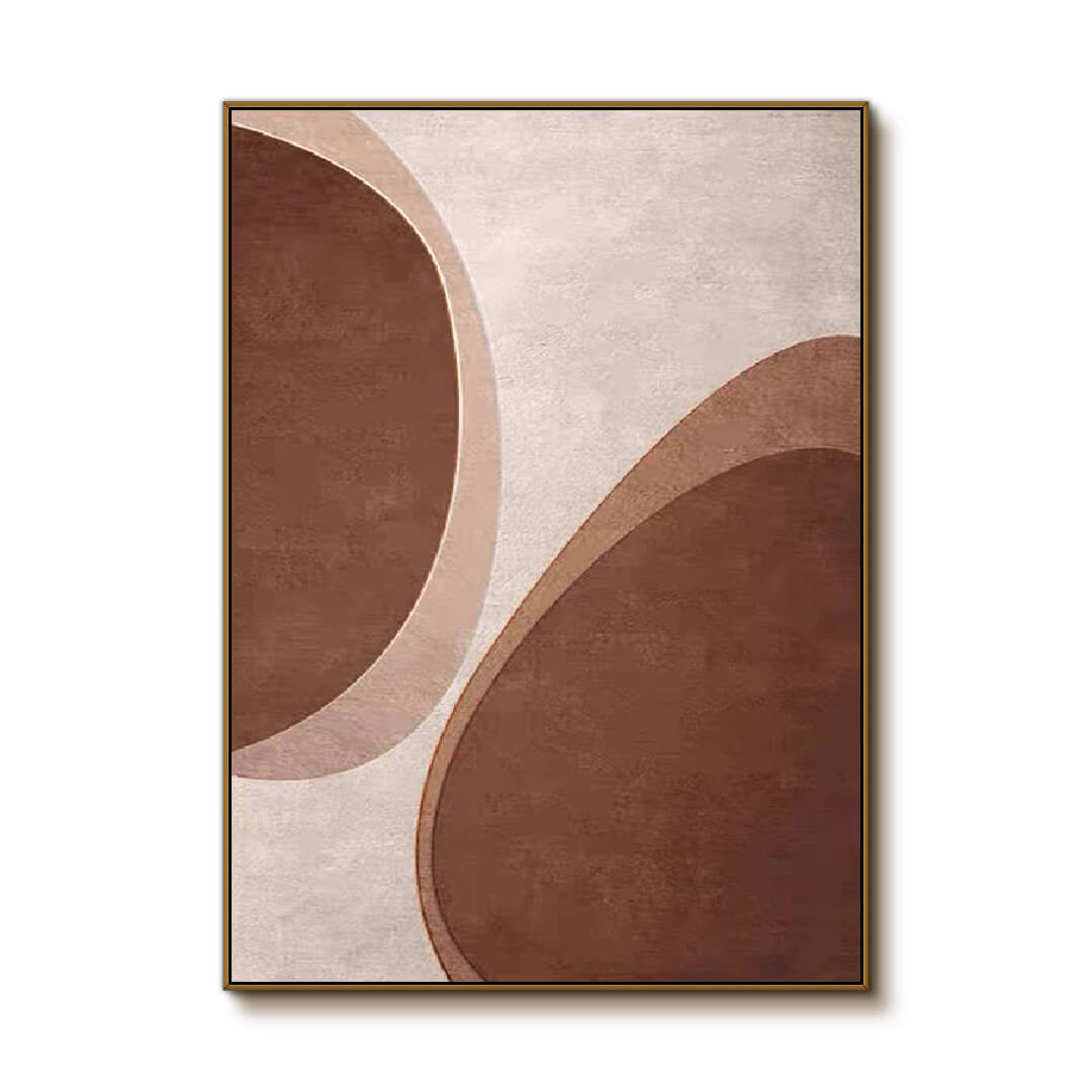 Split Kernel - Modern Minimalist Abstract Canvas Wall Art