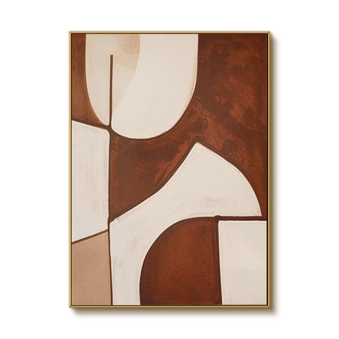 Connected I - Minimalist Abstract Art Painting