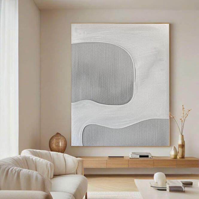 Toward the Edge - Abstract Minimalist Canvas Art Painting