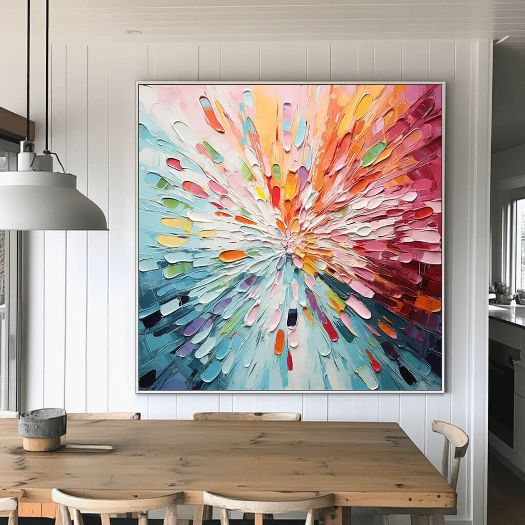 Art Explosion - Colorful Textured Abstract Art