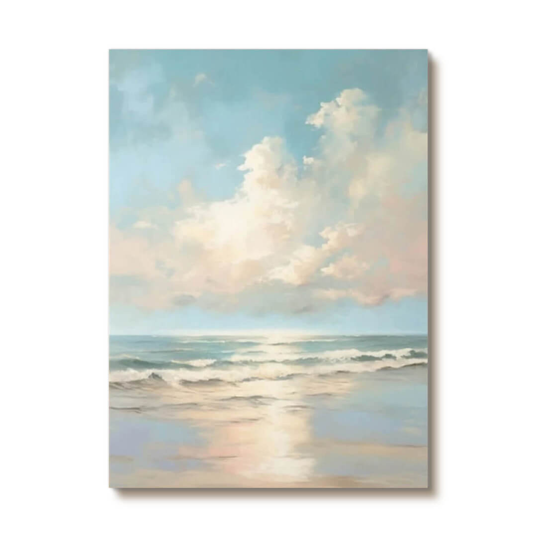 Where Clouds Meet the Sea - Seascape Wall Art Painting