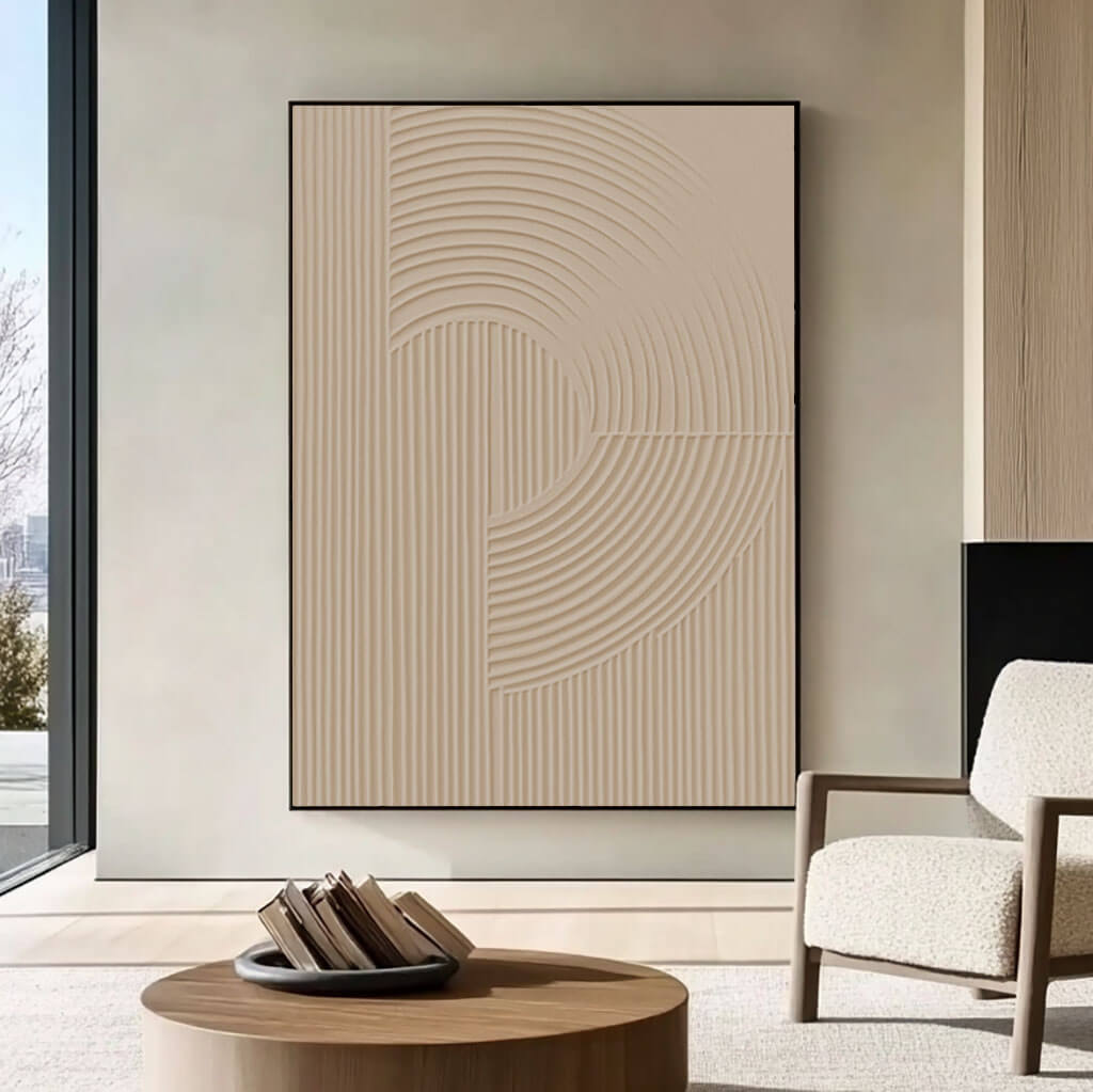 Beneath - Minimalist Abstract Wall Art Painting
