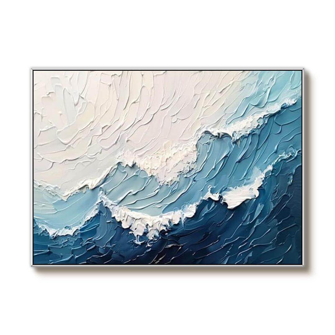 Ocean Breath - Huge Texture Abstract Seascape Art