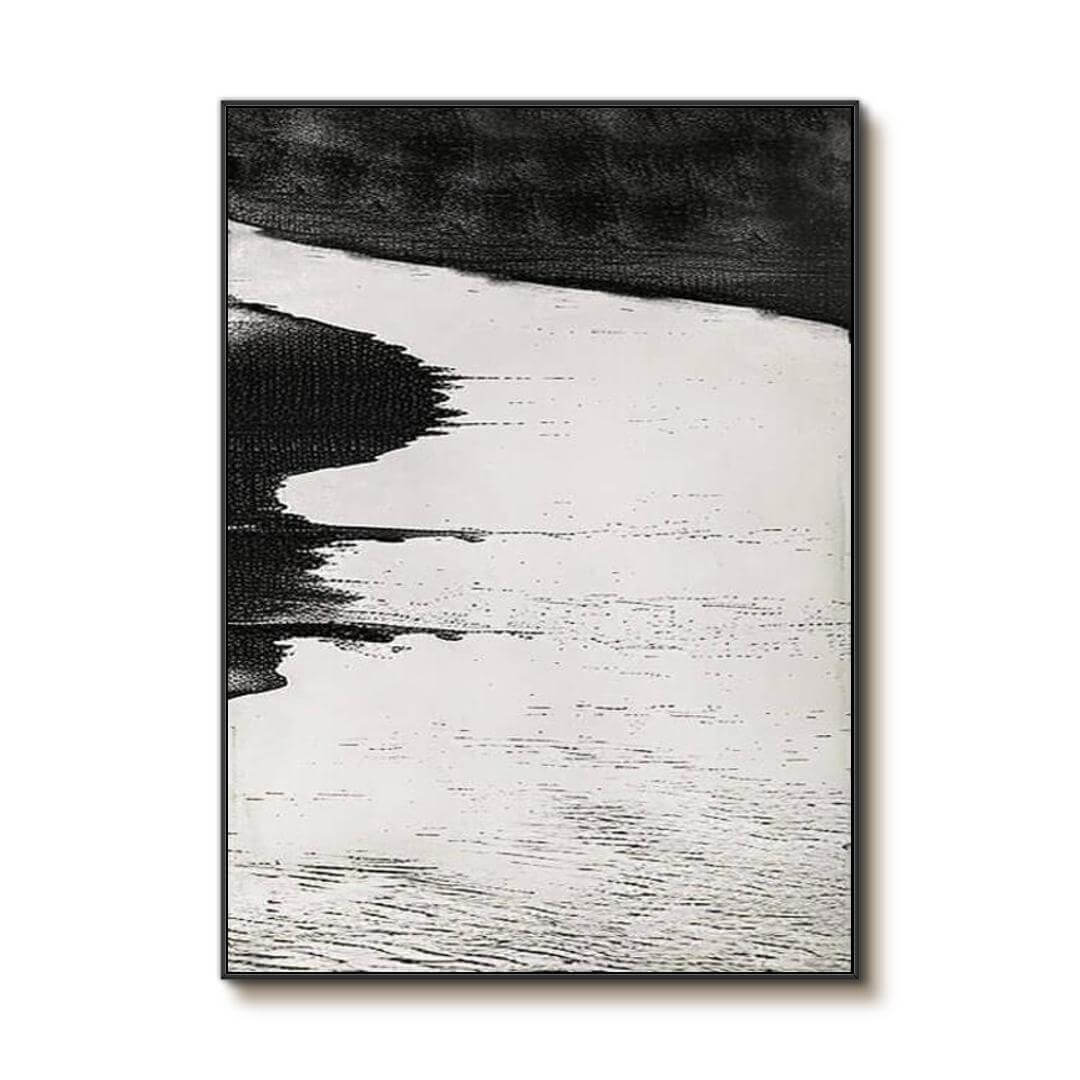 Dark Stream I - Abstract Art Painting on Canvas