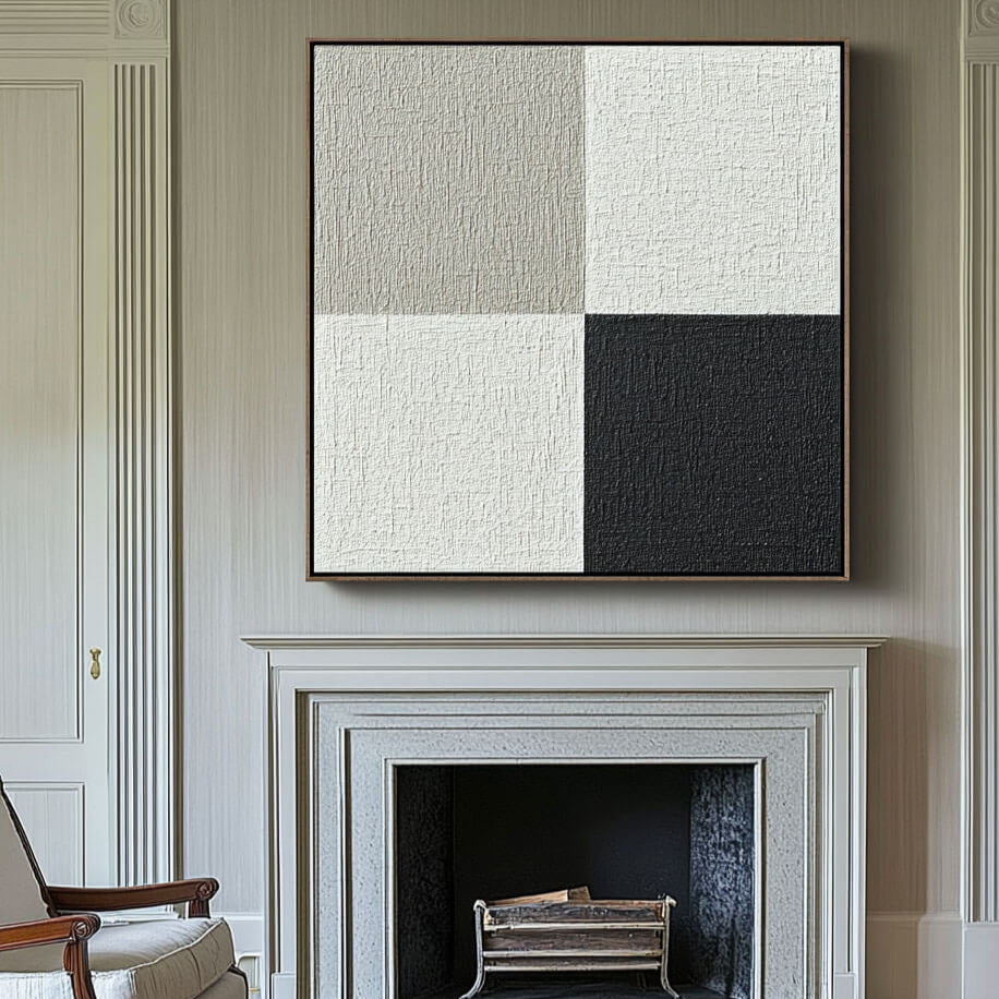 Four Squares - Modern Minimalist Wall Art