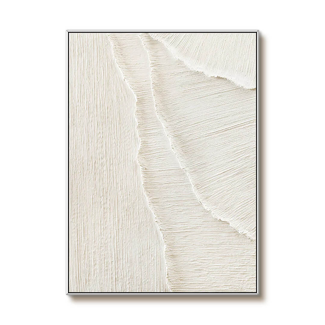 Waves of Serenity - Textured Abstract Art Painting