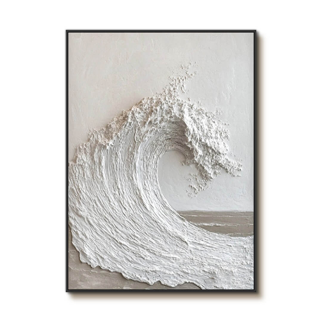Surge - Textured Wave Abstract Art Painting