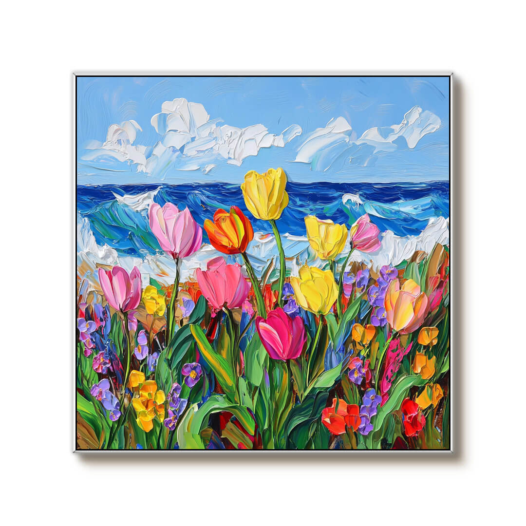Life Is - Textured Abstract Art Painting