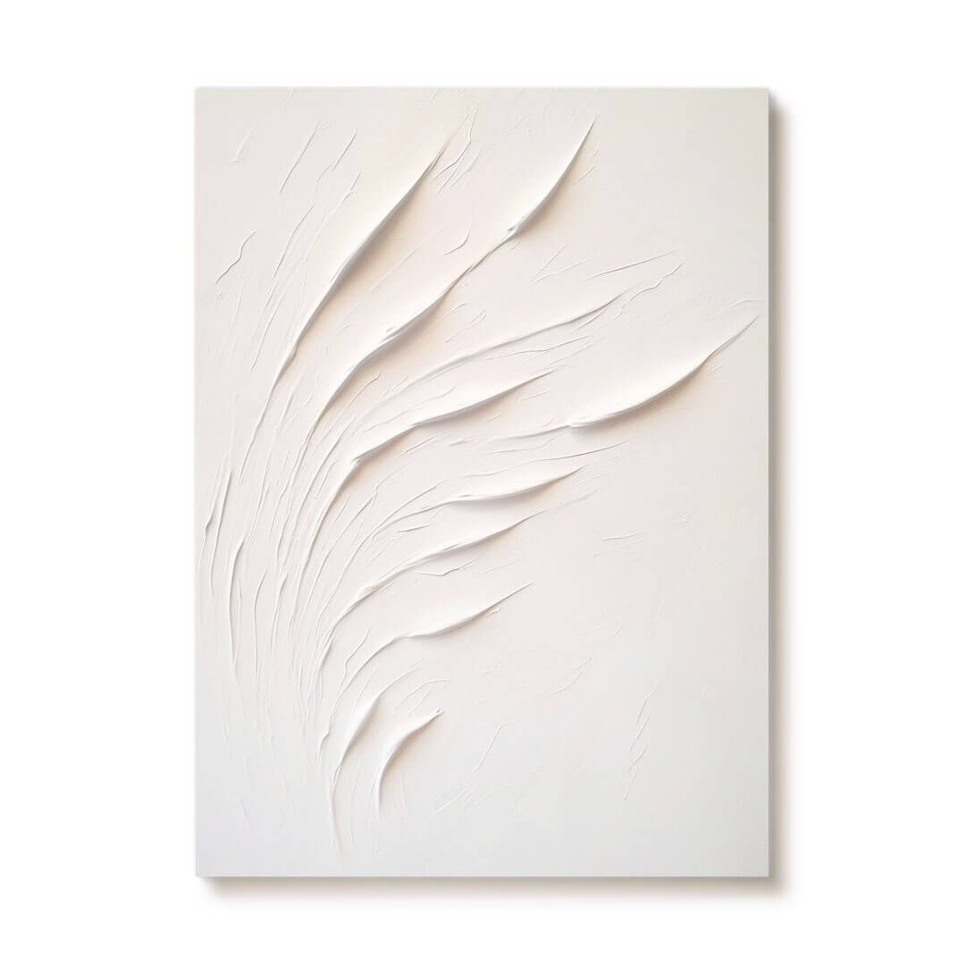 Reeds - Minimalist Textured Canvas Art Painting