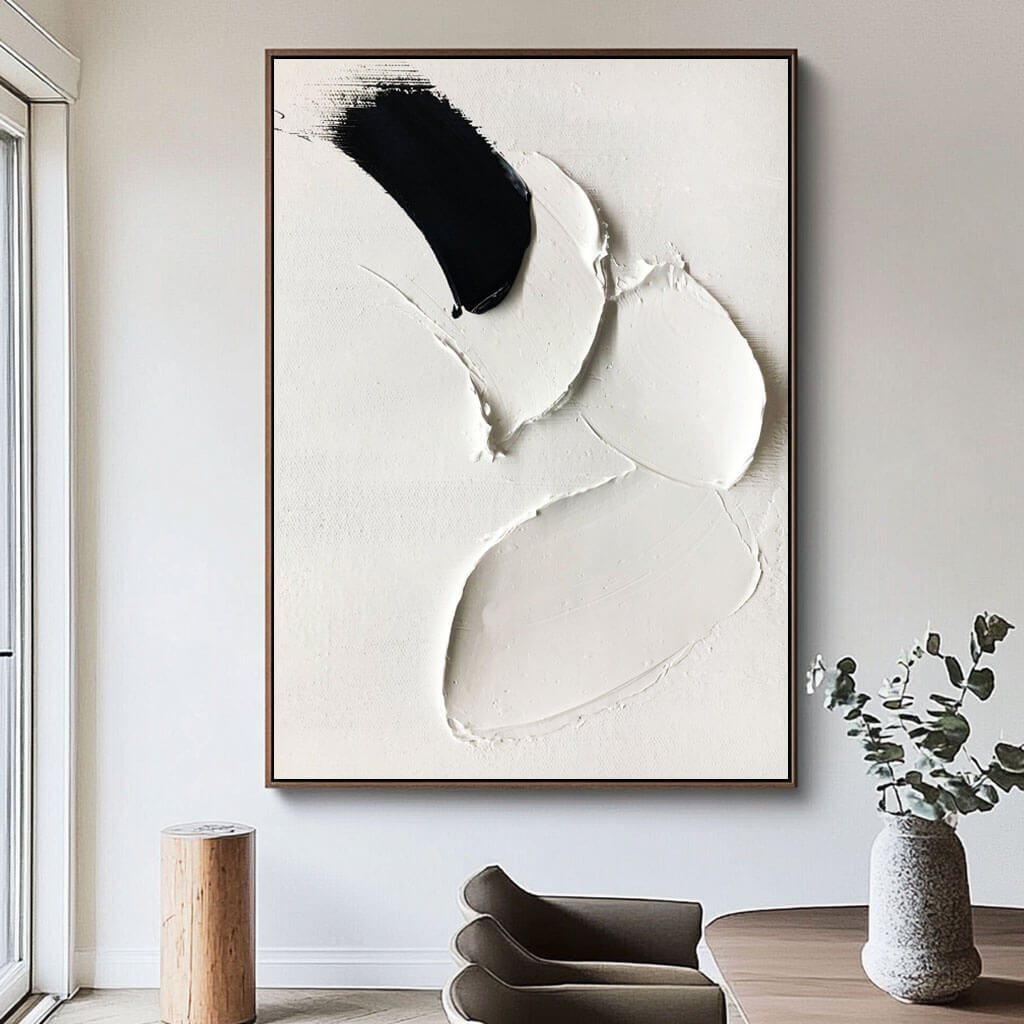 Following - Textured Abstract Minimalist Wall Art