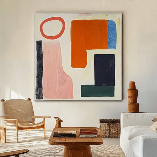 Everything In Its Right Place I - Contemporary Abstract Art Painting