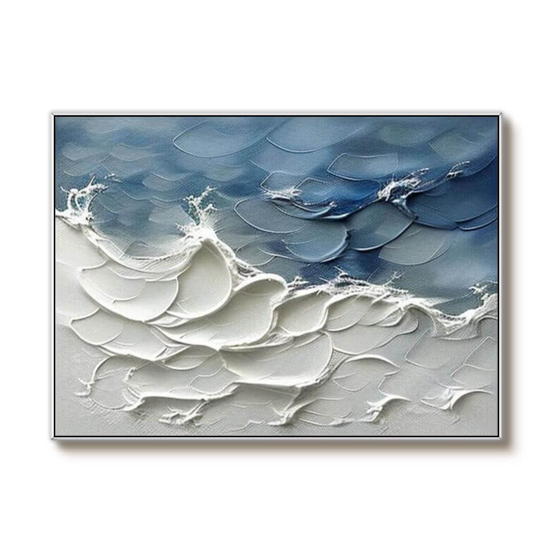 Ocean Rhapsody - Large Texture Abstract Art Painting